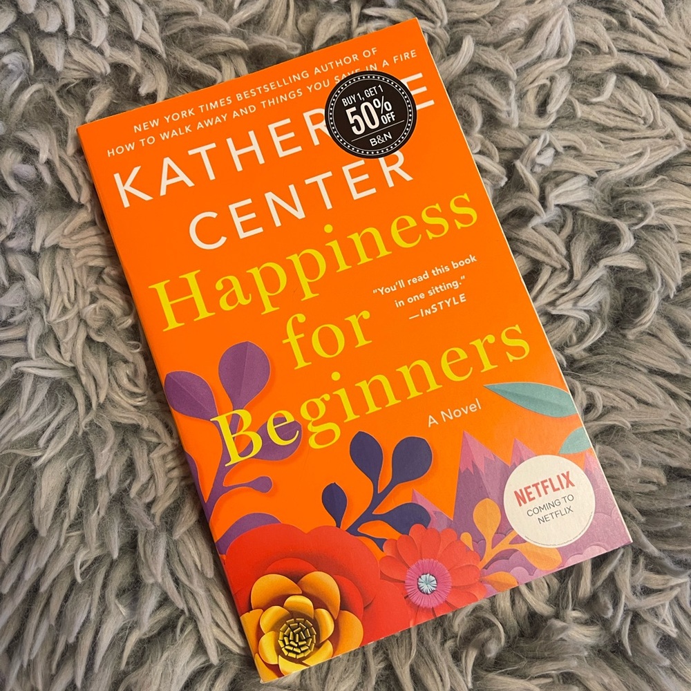 Orange 'Happiness for Beginners' Book